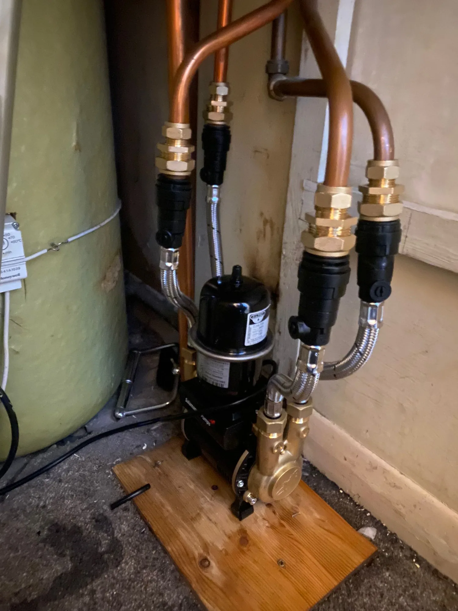 Smart heating controls installed in a Surrey home